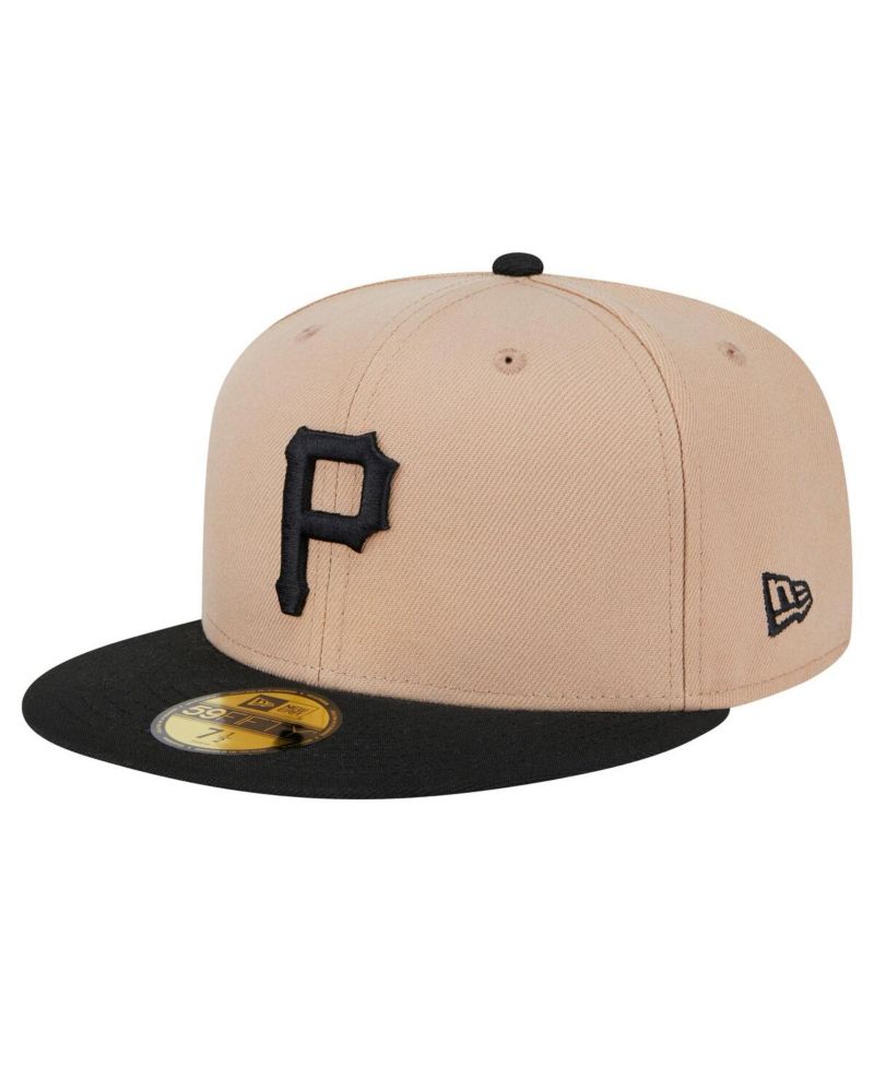 Men's Khaki Pittsburgh Pirates 59FIFTY Fitted Hat