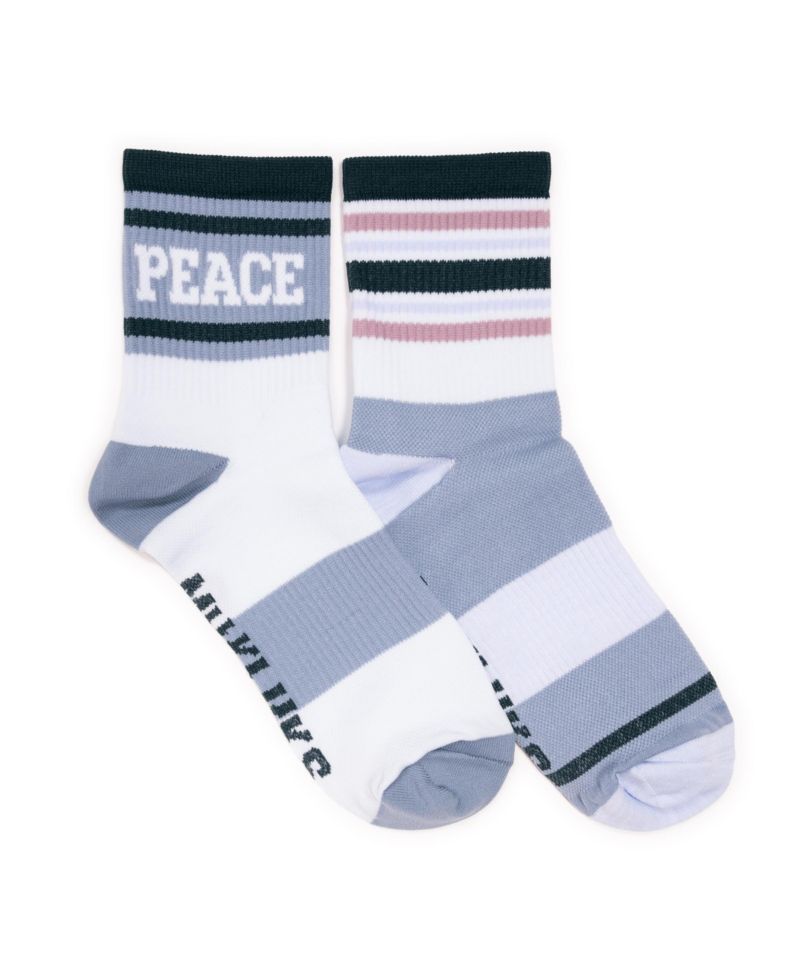Women's Studio Socks - Quarter Crew Nylon Compression 2 Pack