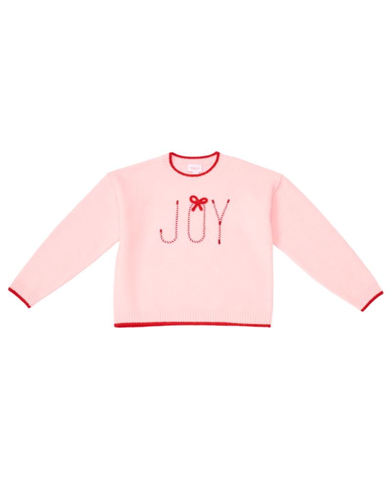 Girls' 7-16 Joy Long-Sleeve Crewneck Sweater
