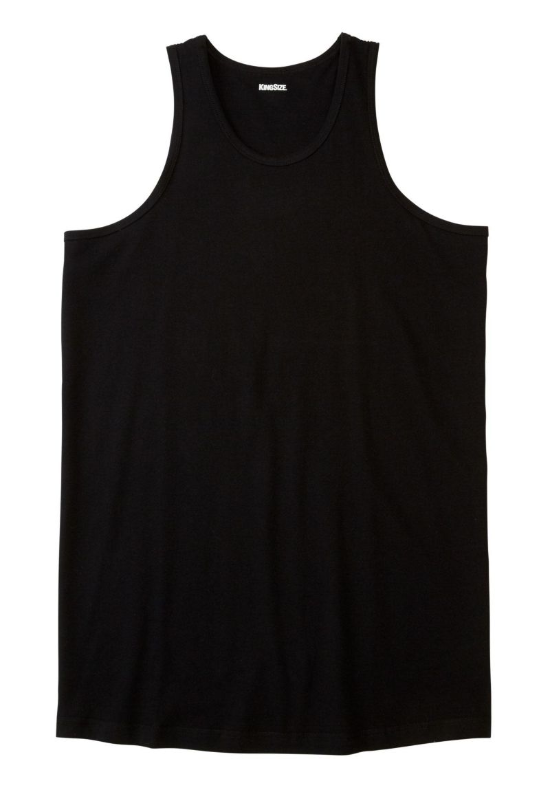 Men's Shrink-Less Lightweight Longer-Length Tank
