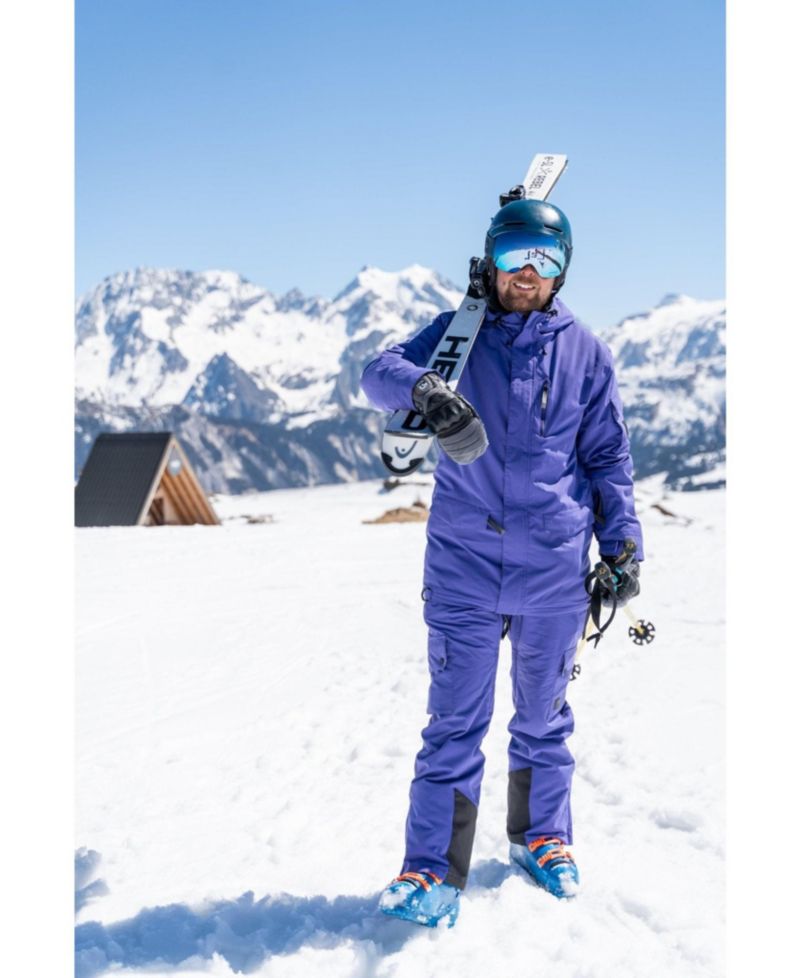 Men's Yeh Man Bib Pant - Purple