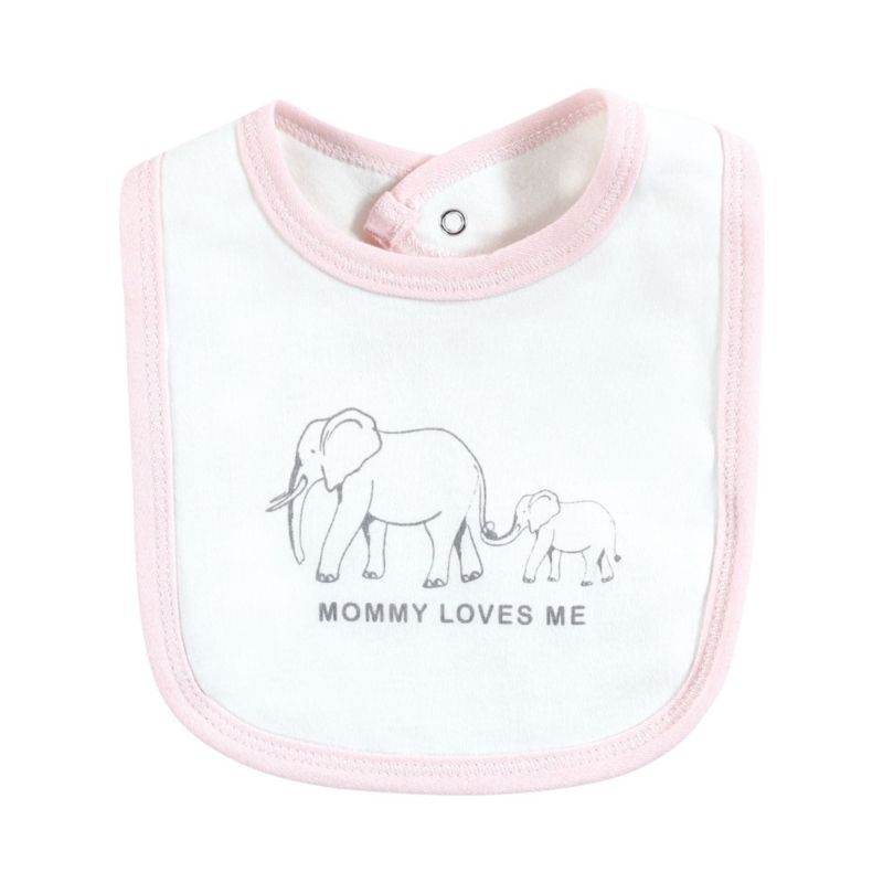 Girls Natural Cotton Bibs