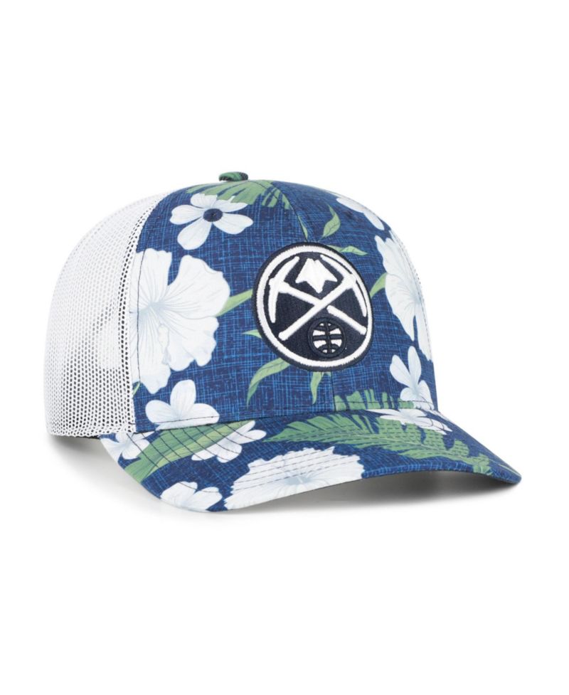 Men's '47 Navy Denver Nuggets Beach Side Trucker Adjustable Hat