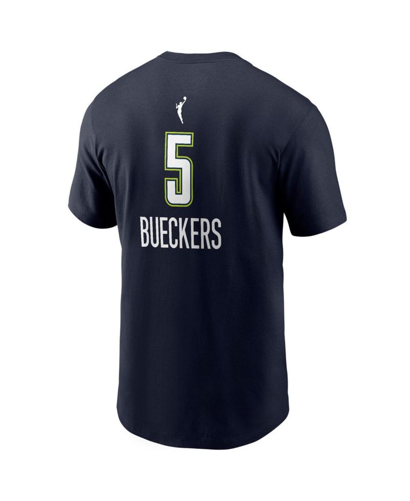 Men's Paige Bueckers Navy Dallas Wings 2025 WNBA Draft Explorer Edition Name & Number T-Shirt