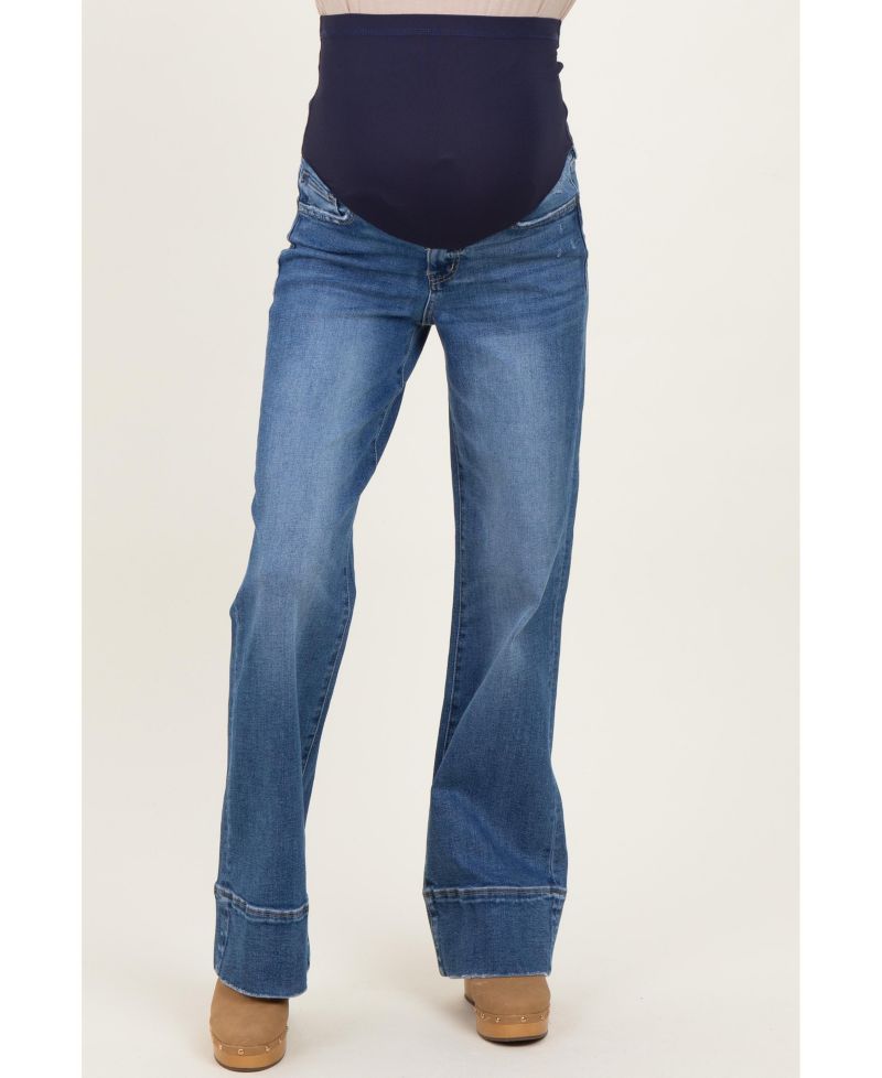 Women's Trouser Hem Wide Flare Jeans