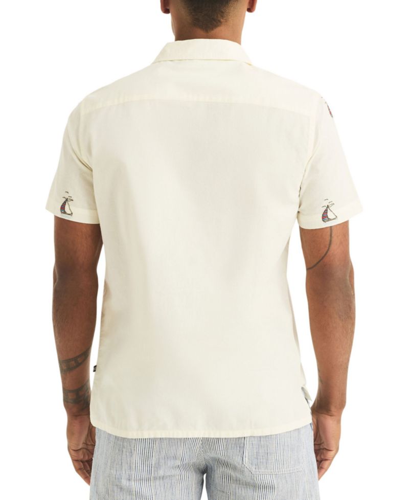 Men's Short-Sleeve Camp Collar Shirt