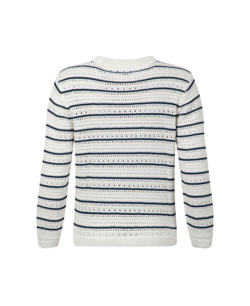 Women's Romilly Pointelle-Knit Striped Cardigan