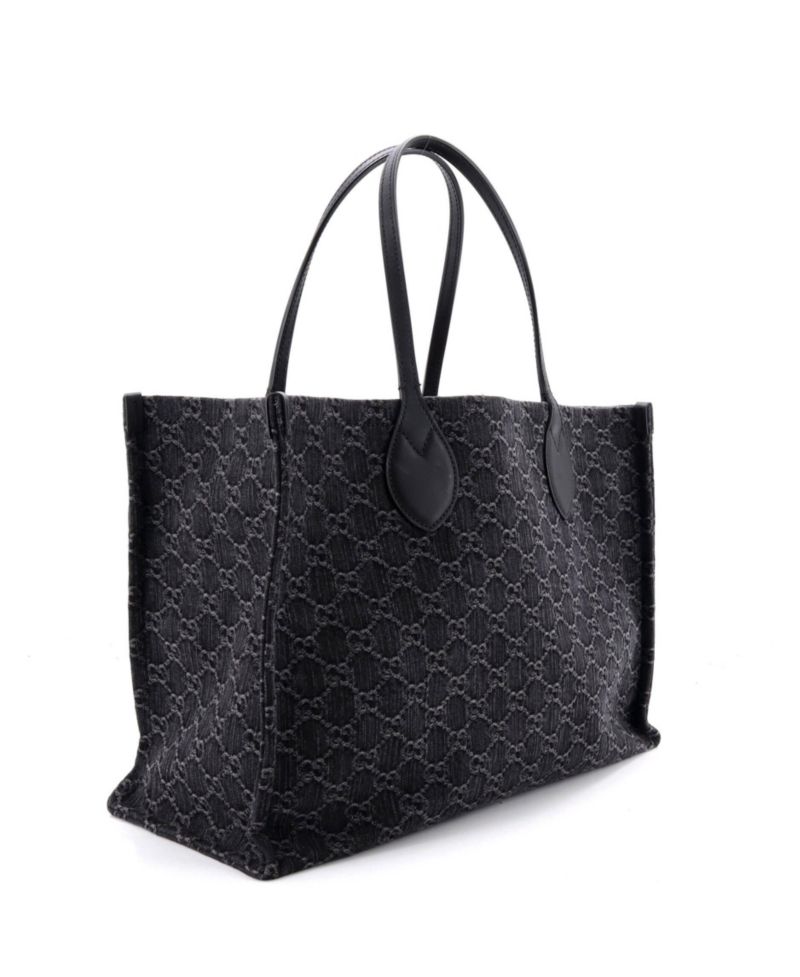 Ophidia Laptop Denim Shopper Tote