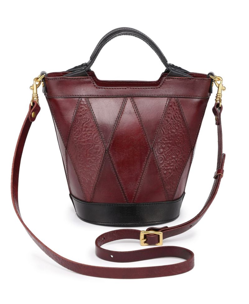 Primrose Mini Leather Crossbody Tote Bag