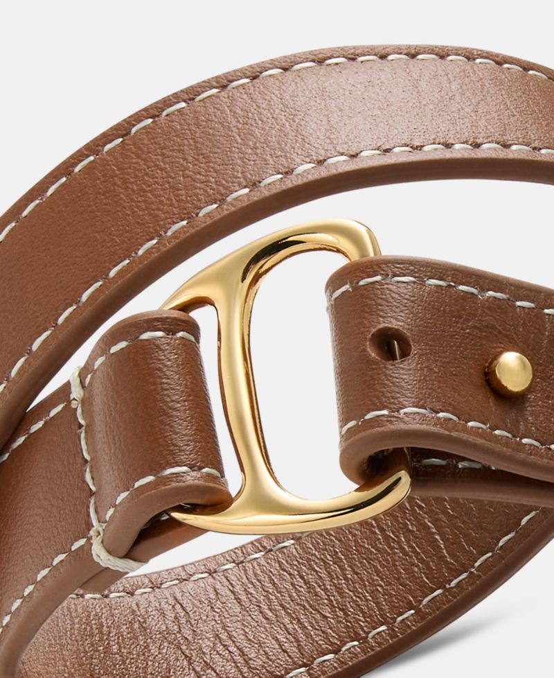 Leather Equestrian Wrap Bracelet