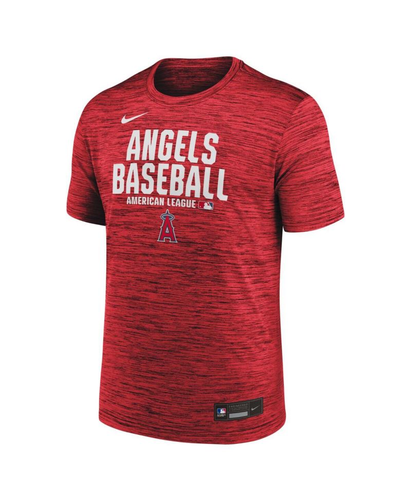 Men's Red Los Angeles Angels Authentic Collection Velocity Dri-FIT T-Shirt