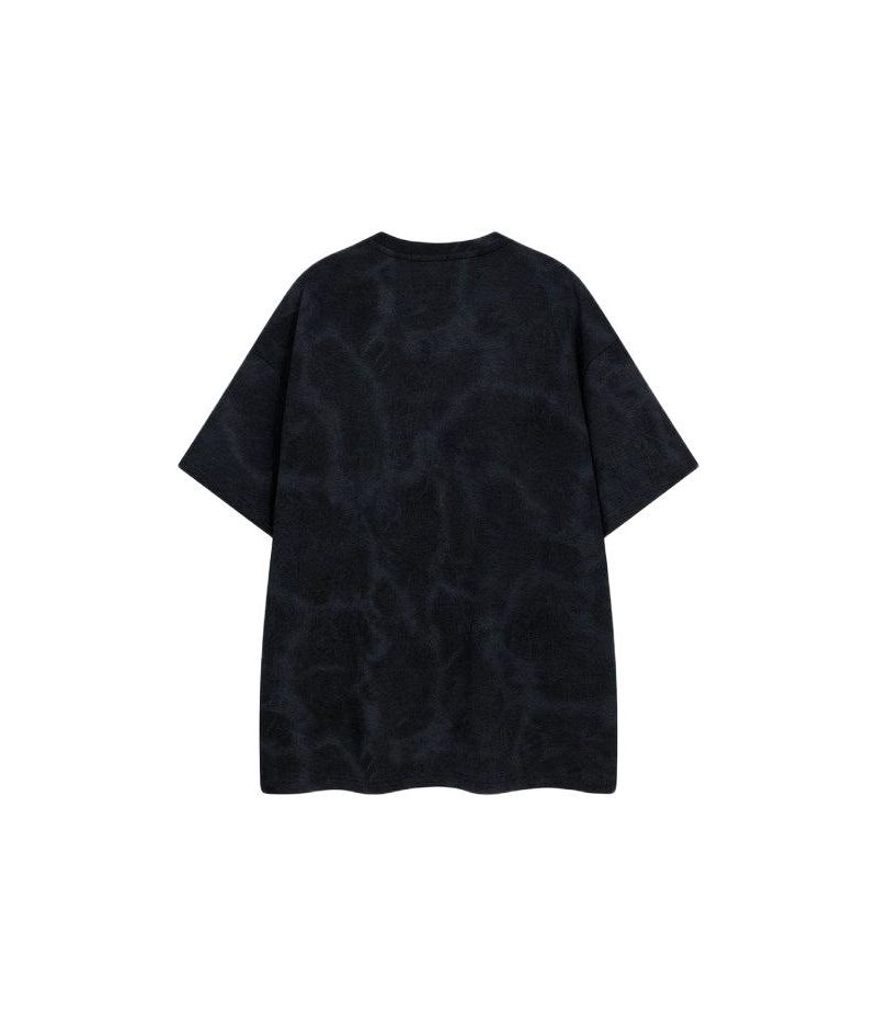 Men's Washed Abstract Graphic Tee