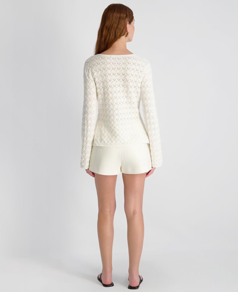 Women's Mozart Heartleaf V-Neck Crochet Top