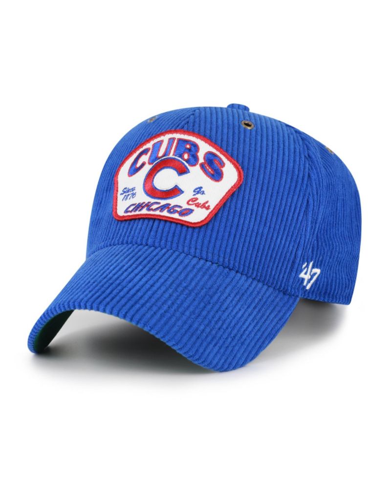 Men's Royal Chicago Cubs Accordia Corduroy MVP Adjustable Hat