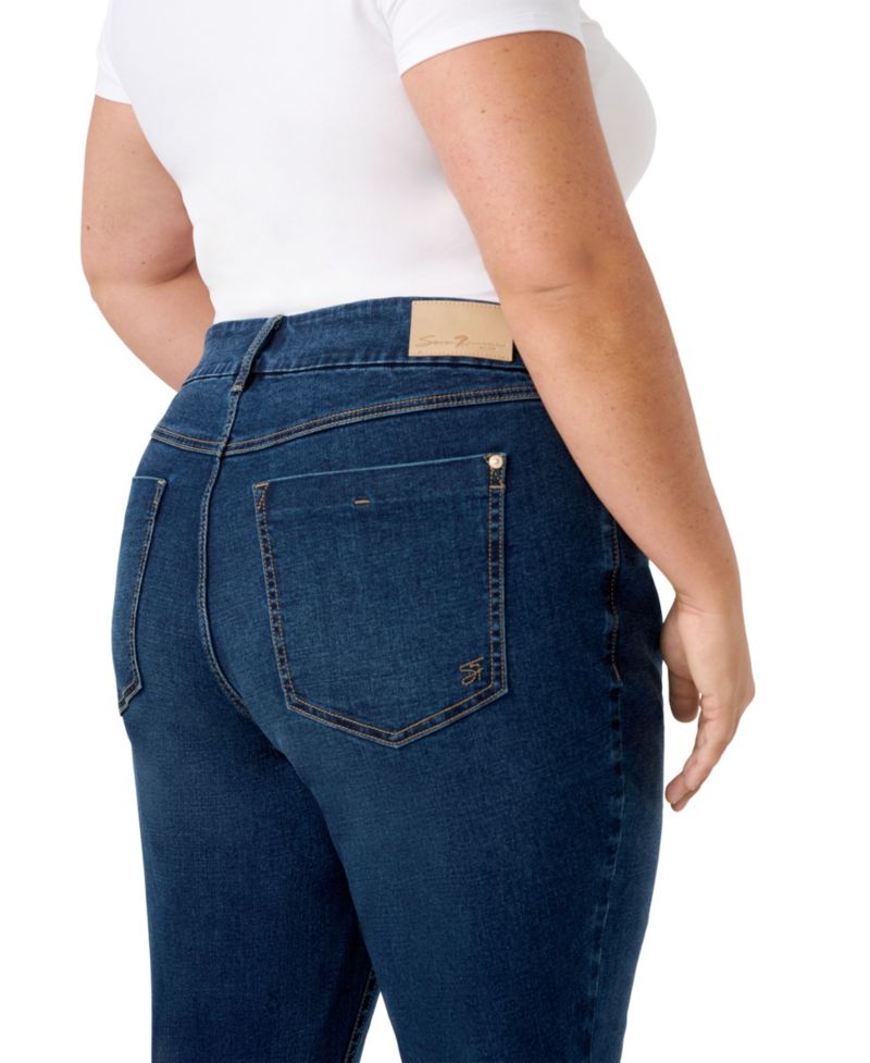 Plus Size Tummyless High Rise Bootcut Jeans