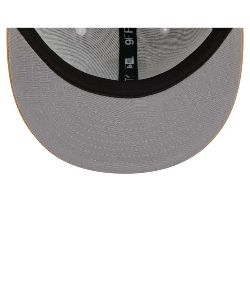 Men's White/Gold Boston Celtics 2025/26 City Edition 9FIFTY Snapback Hat