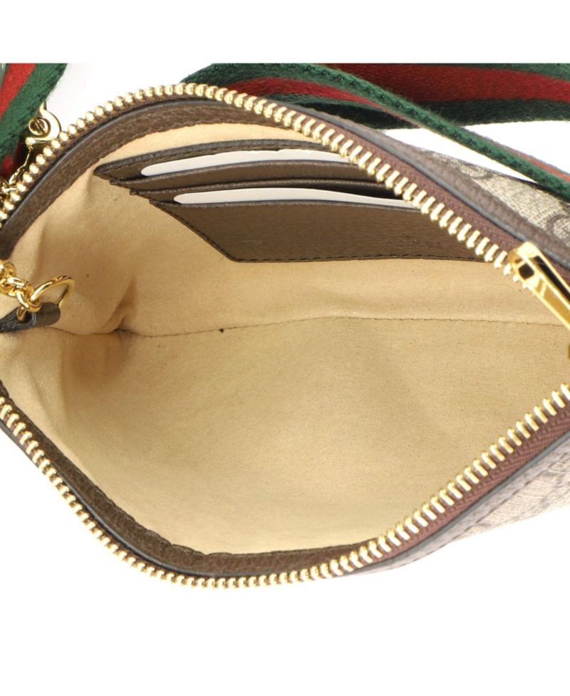Ophidia Heart Utility Double Belt Bag GG Coated Canvas