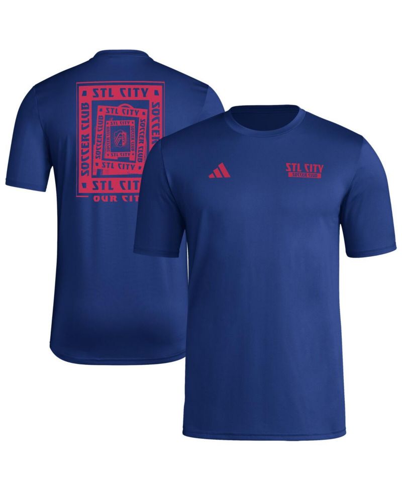 Men's Navy St. Louis City SC Local Wrap T-Shirt