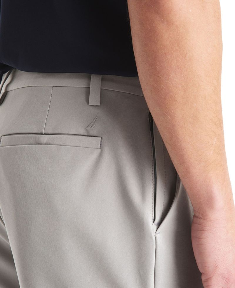 Men's Signature Slim-Fit Flat-Front Performance Pants