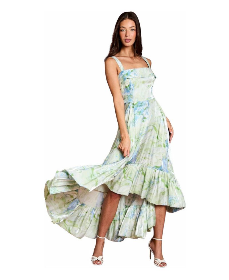 Women's Organza High Low Maxi Dress
