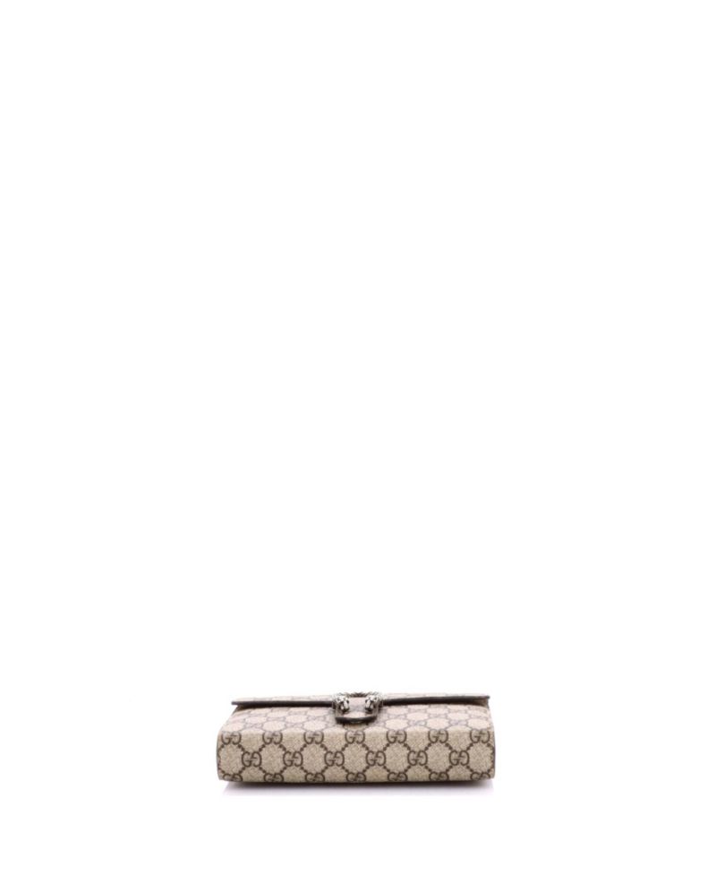 Small Dionysus Chain Wallet GG Coated Canvas