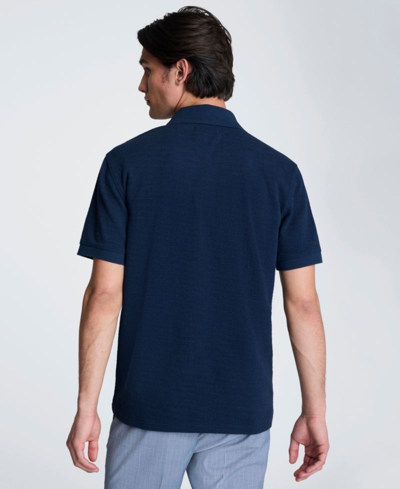 Men's Short-Sleeve Point Collar Shirt