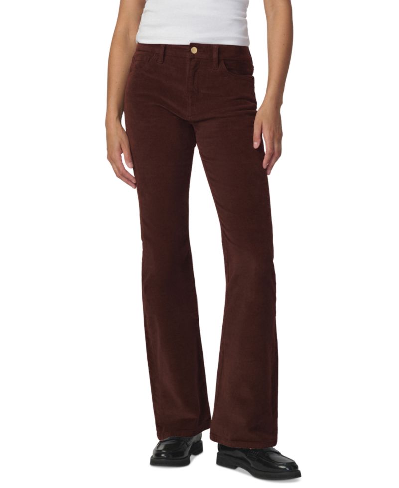 Women's Inez Corduroy Flare Mid-Rise Pants