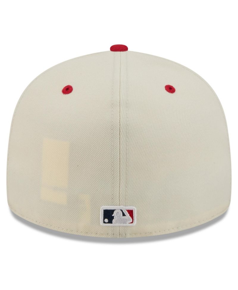 Men's Cream/Red Minnesota Twins USA 250 Fourth of July 59FIFTY Fitted Hat