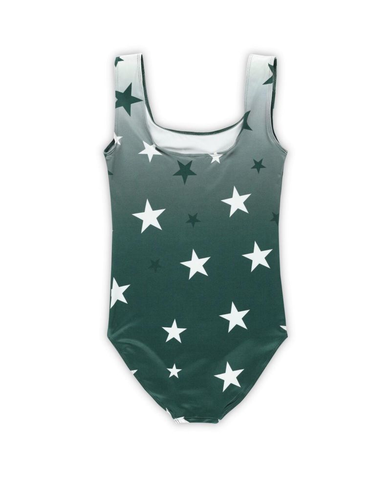 Big Boys and Girls Green Michigan State Spartans Dance Leotard