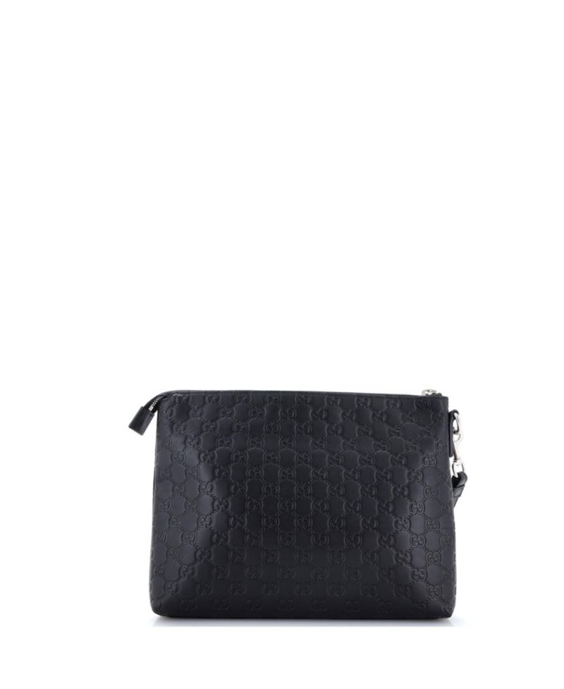 Signature Soft Wristlet Guccissima Leather