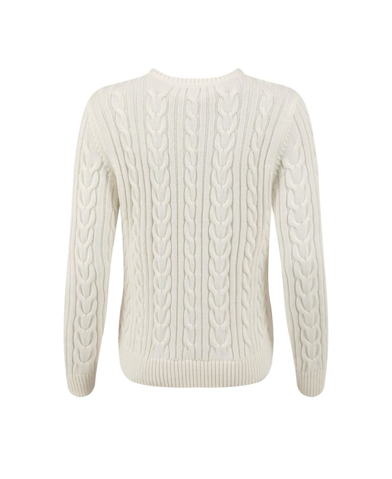 Women's Amberise Crew Neck Cable Knit Jumper