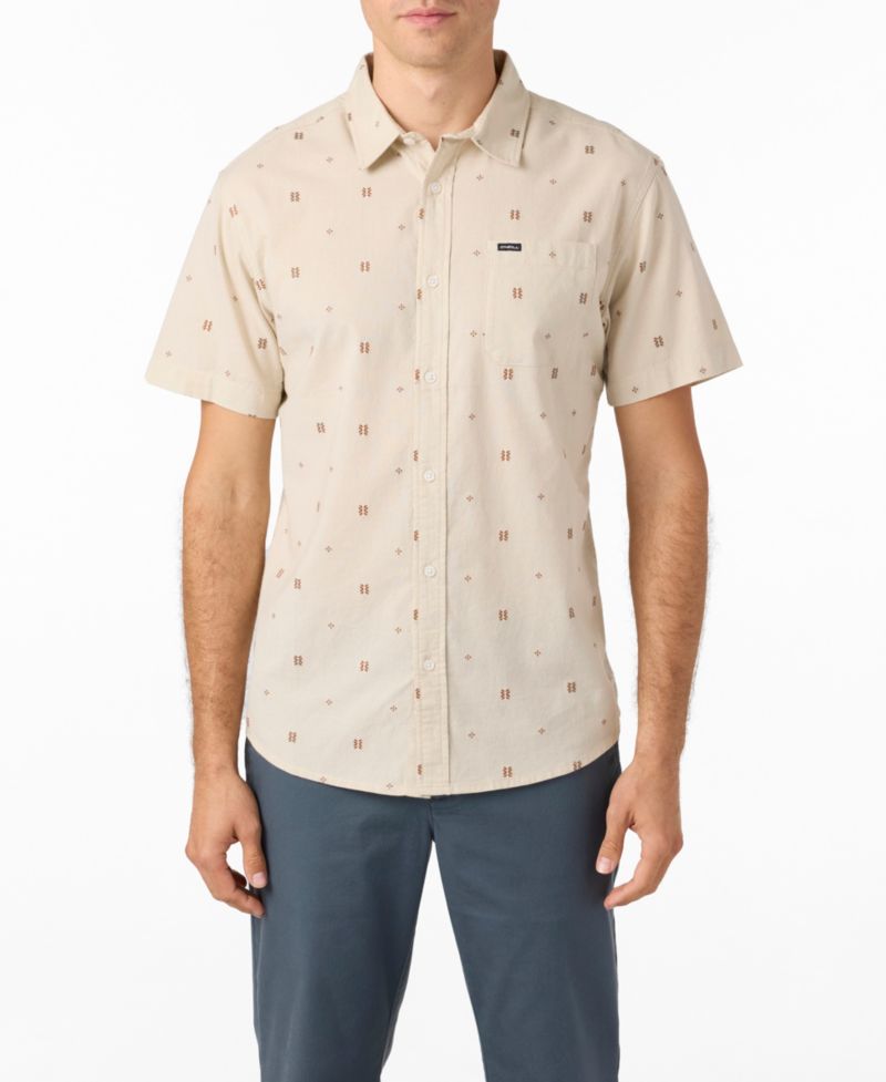 Men's Shields Short Sleeve Dobby Standard Shirt