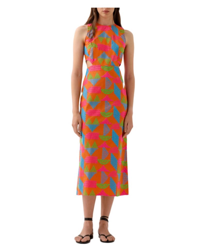 Women's Emb Color Dress