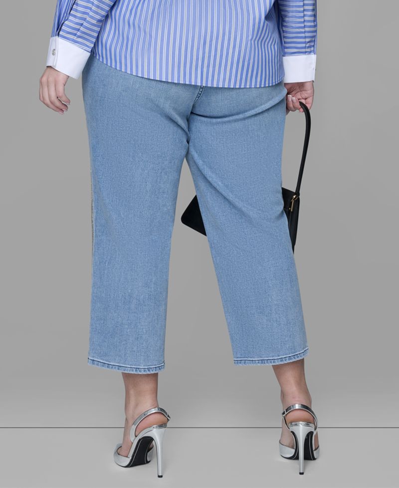 Plus Size Plus Size Hotfix Mid-Rise Jeans