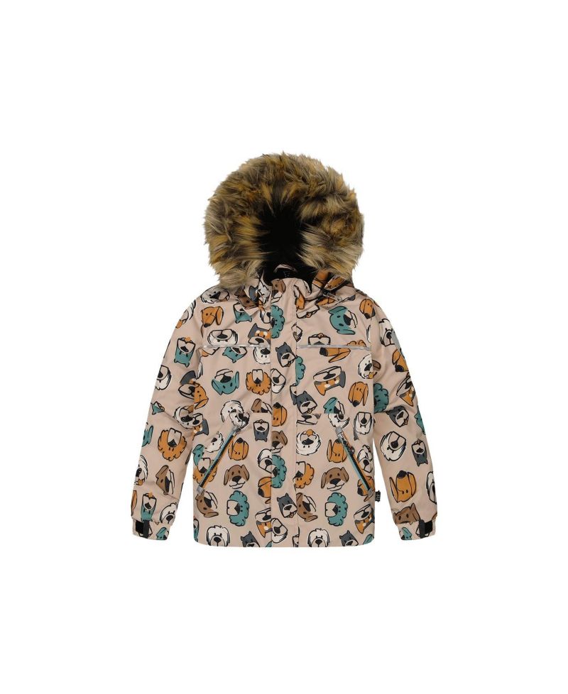 Big Boys 6-8 Two Piece Discover Snowsuit Printed with Dogs
