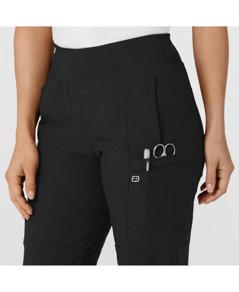 Plus Size W123 Comfort Waist Cargo Jogger Scrub Pant Regular