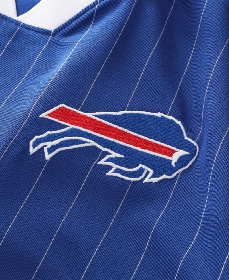 Big Boys and Girls Royal Buffalo Bills Football x Football Collared Fan Jersey
