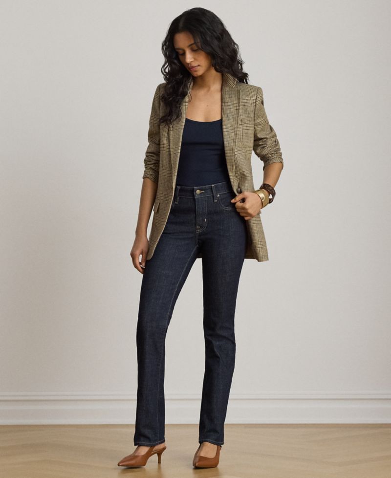 Women's Mid-Rise Slim Straight Jeans