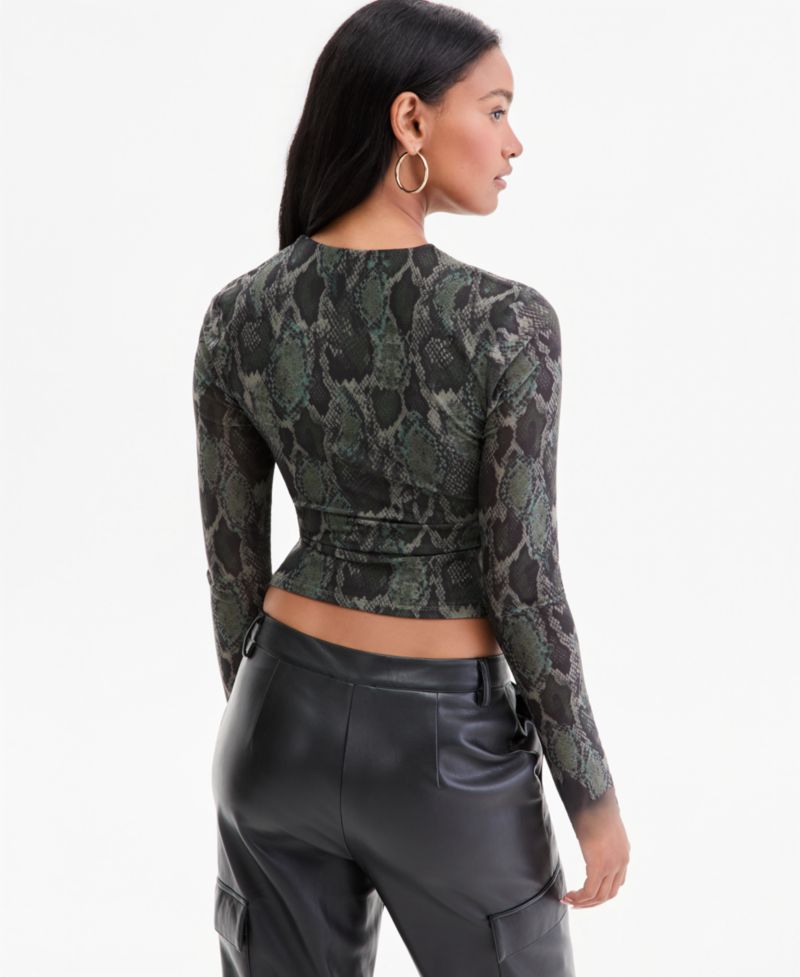 Women's Square-Neck Cropped Top