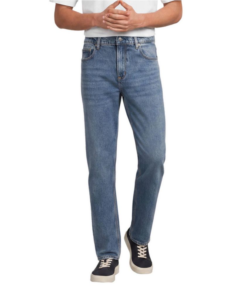 Men's Stretch Comfort Waist Classic Straight Fit Jean