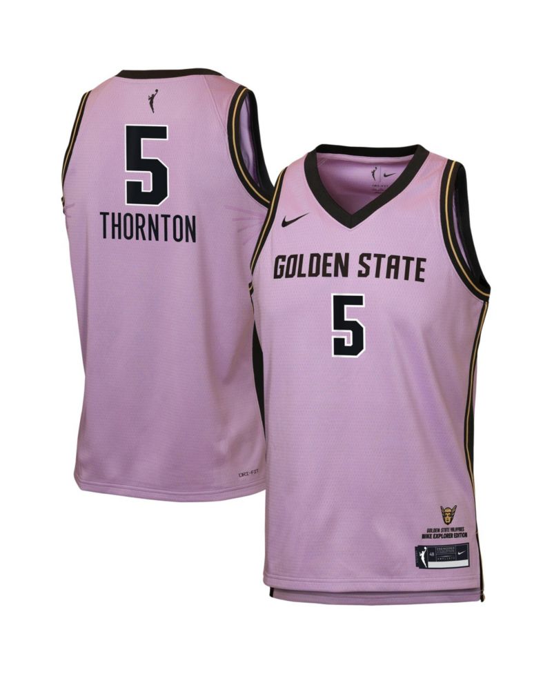 Big Boys and Girls Kayla Thornton Violet Golden State Valkyries Explorer Edition Jersey