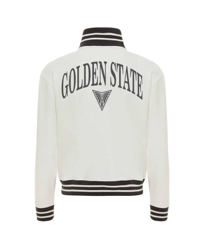 Women's Cream Golden State Valkyries Athletic Club Collection Sutton French Terry Full-Zip Jacket