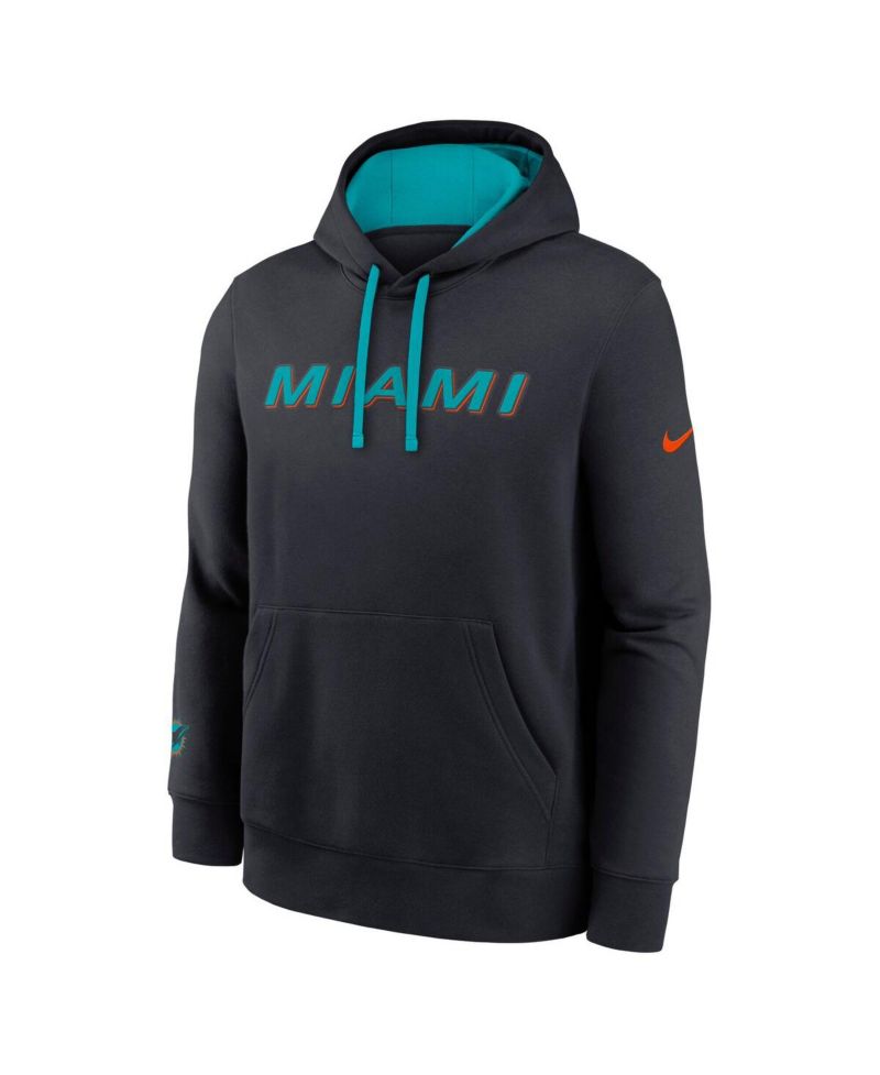 Men's Pitch Blue Miami Dolphins 2025 Rivalries Collection Club Hoodie