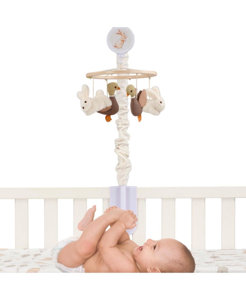 Bunny Hop Musical Crib Mobile