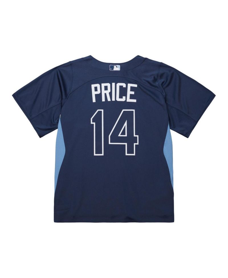 Men's David Price Blue Tampa Bay Rays Authentic Batting Practice Jersey