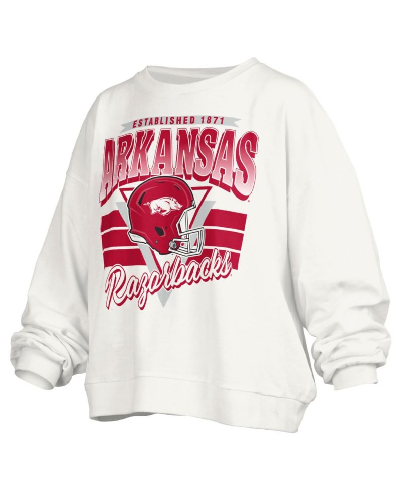 Women's Arkansas Razorbacks Janice Oversized Graphic Crewneck Sweatshirt