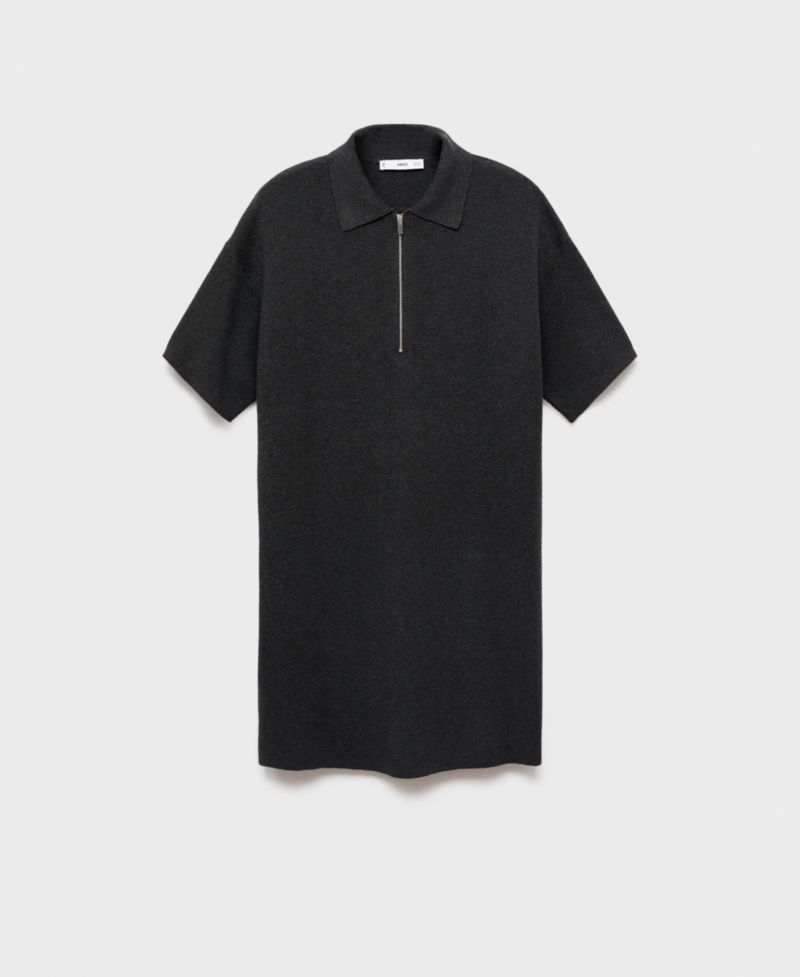 Women's Polo Neck Knitted Dress