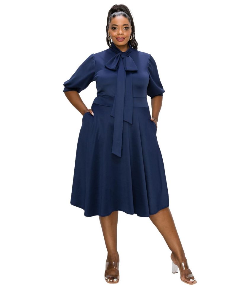Plus Size Carina Donna Pocket Dress