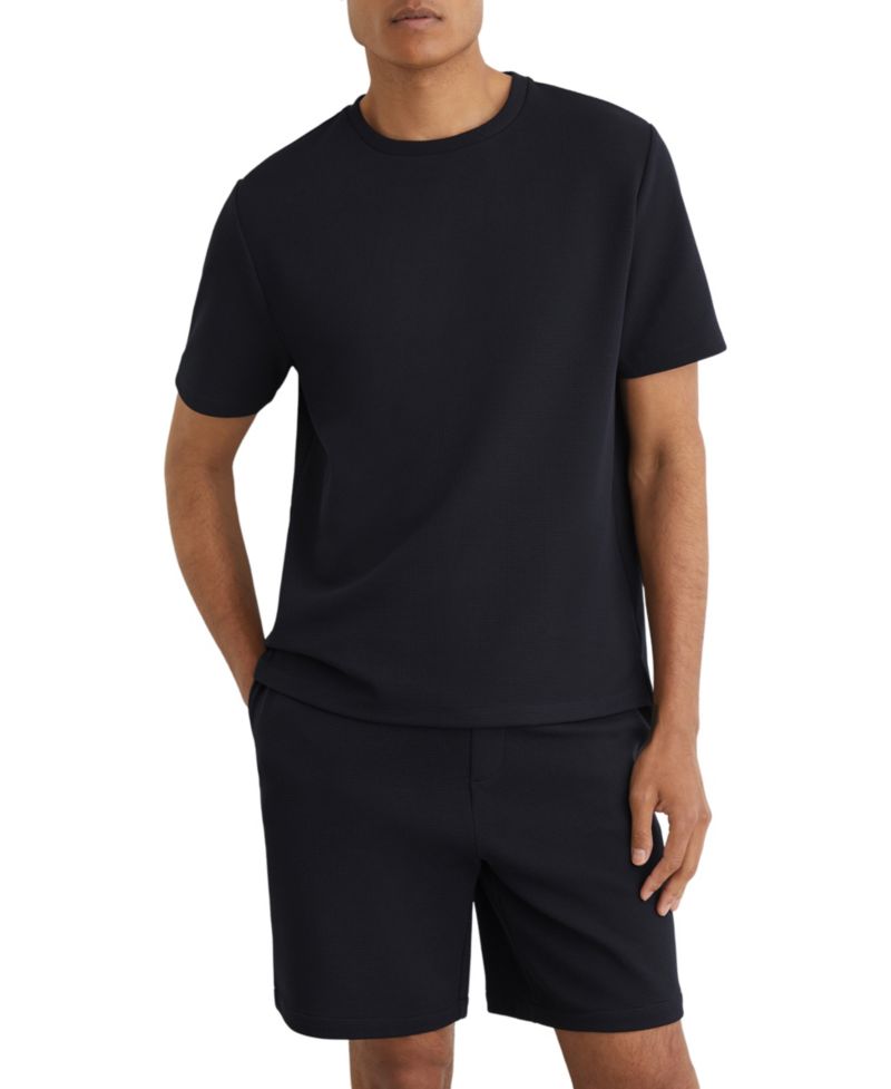 Men's Cole Textured Modern-Fit Crew-Neck T-Shirt