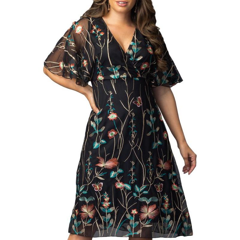 Women's Sonnet Embroidered Cocktail Dress